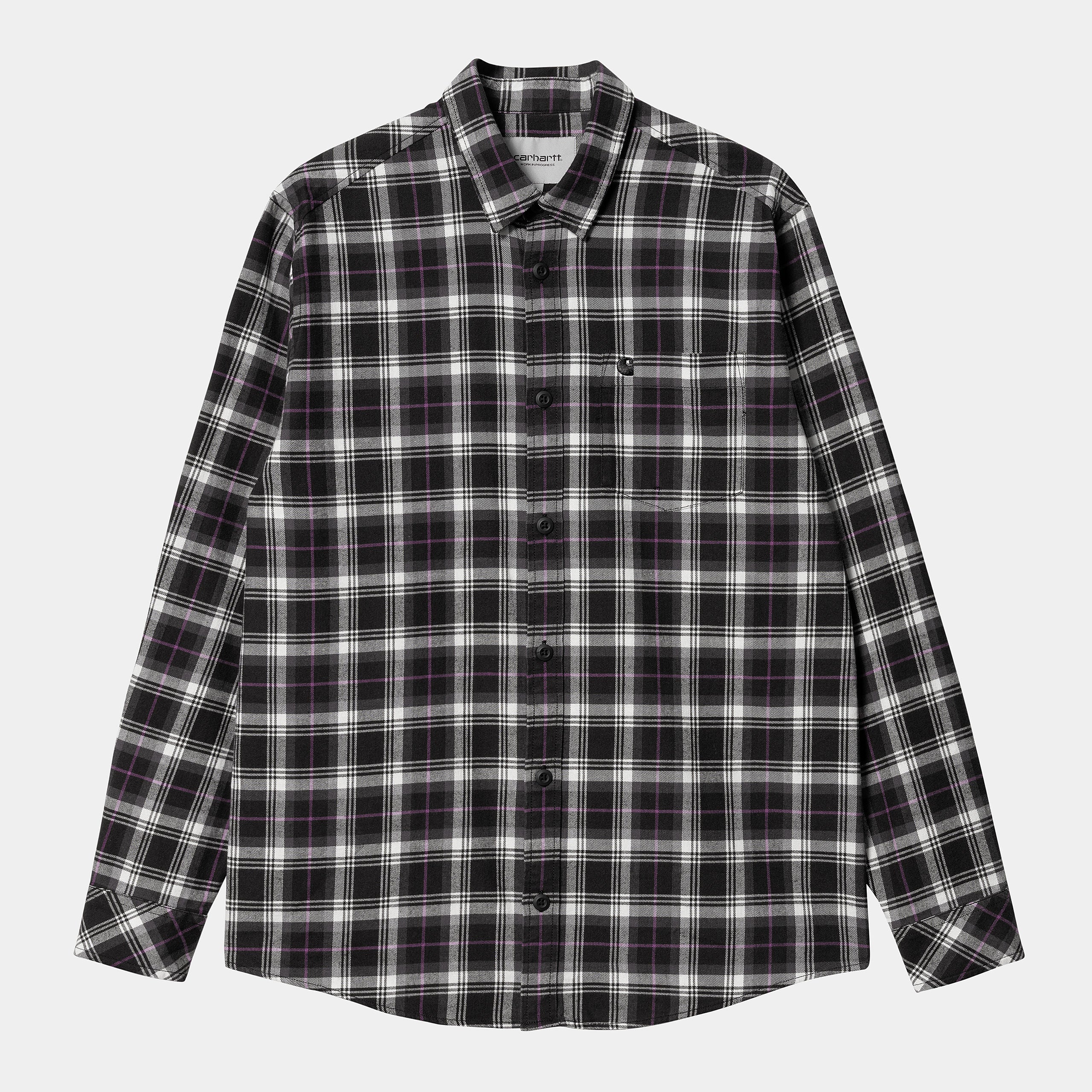 Carhartt Lermond Shirt Check - Wax / Black