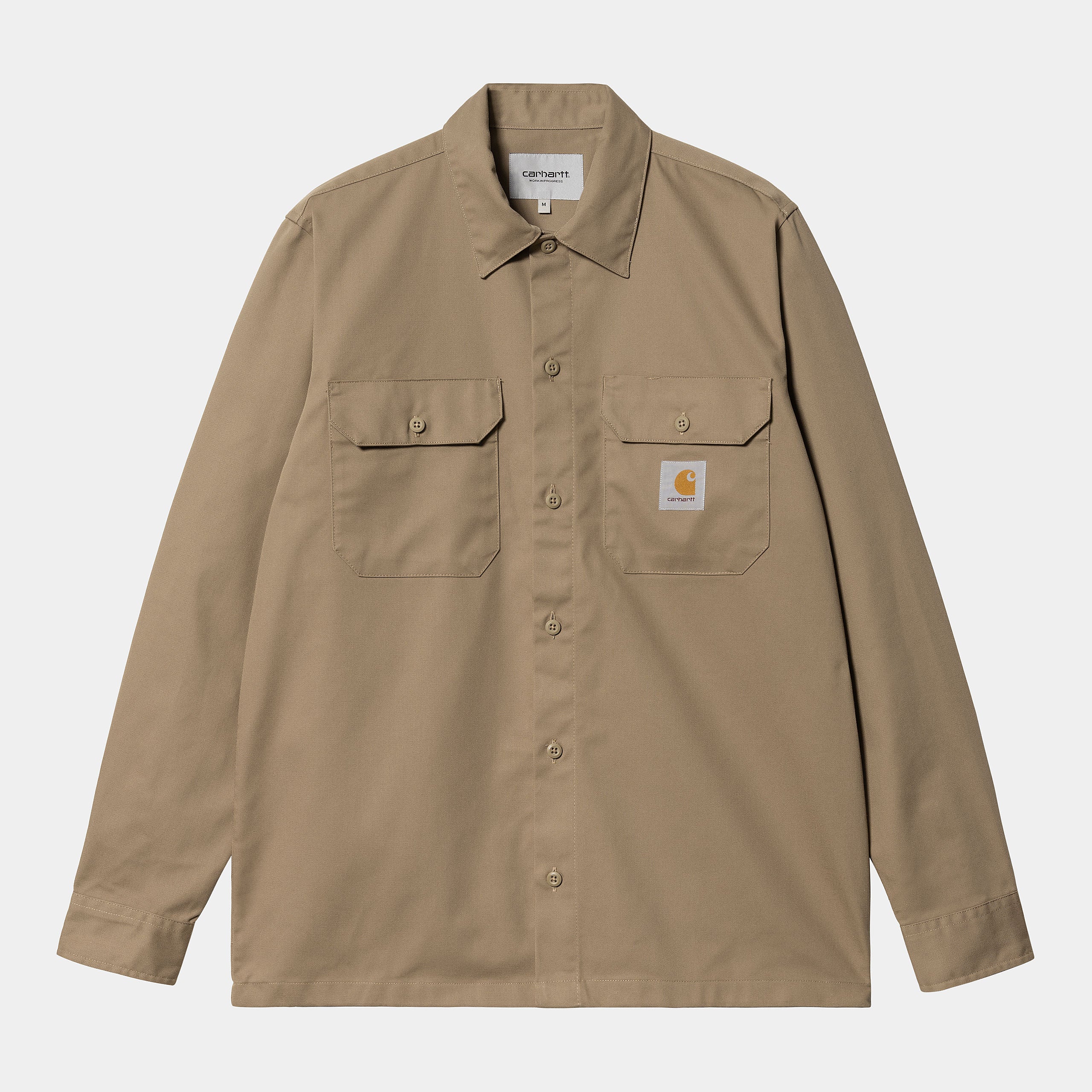 Carhartt L/S Master Shirt - Leather - Stencil