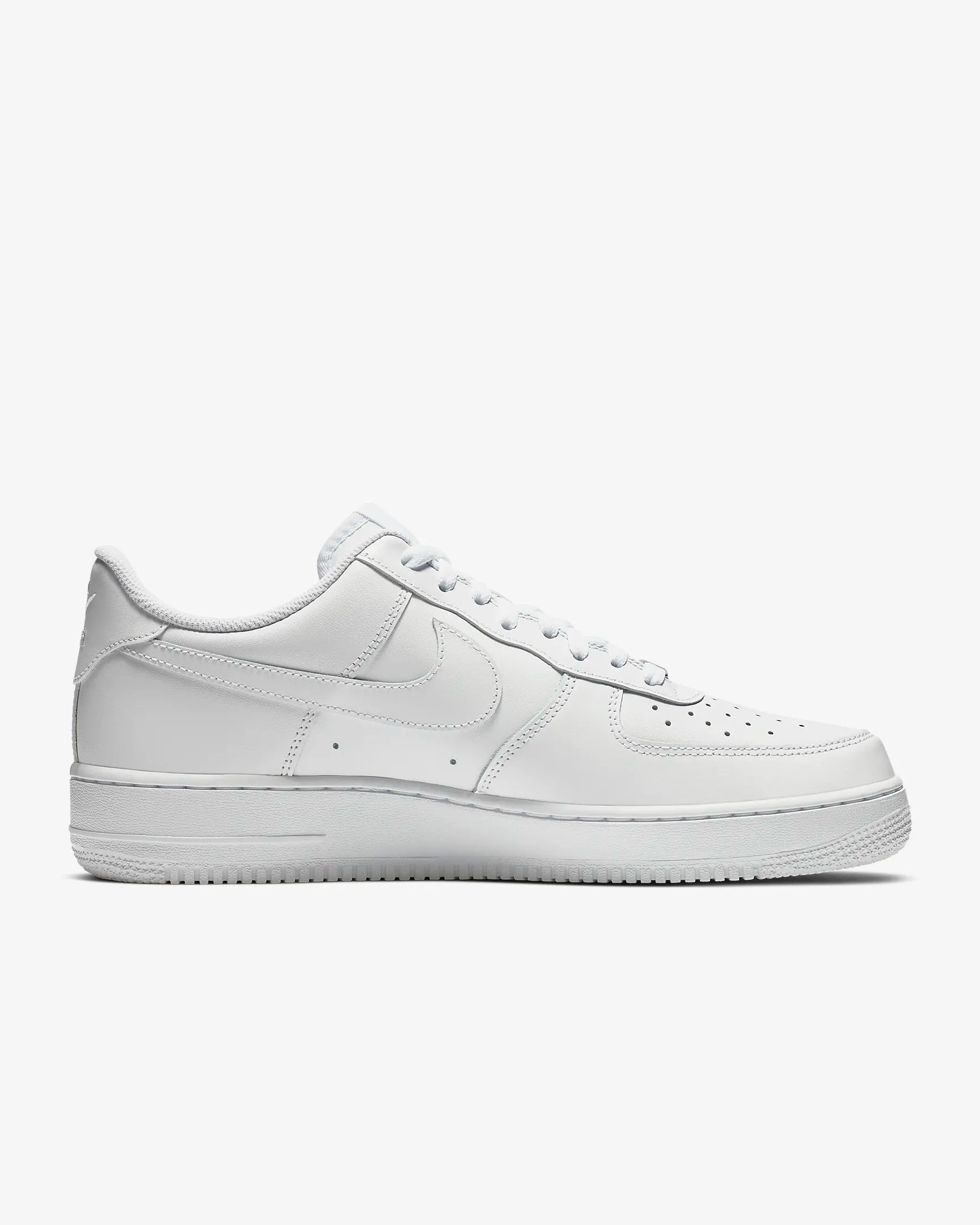 Nike Men's Air Force 1 07 White/ White - Stencil