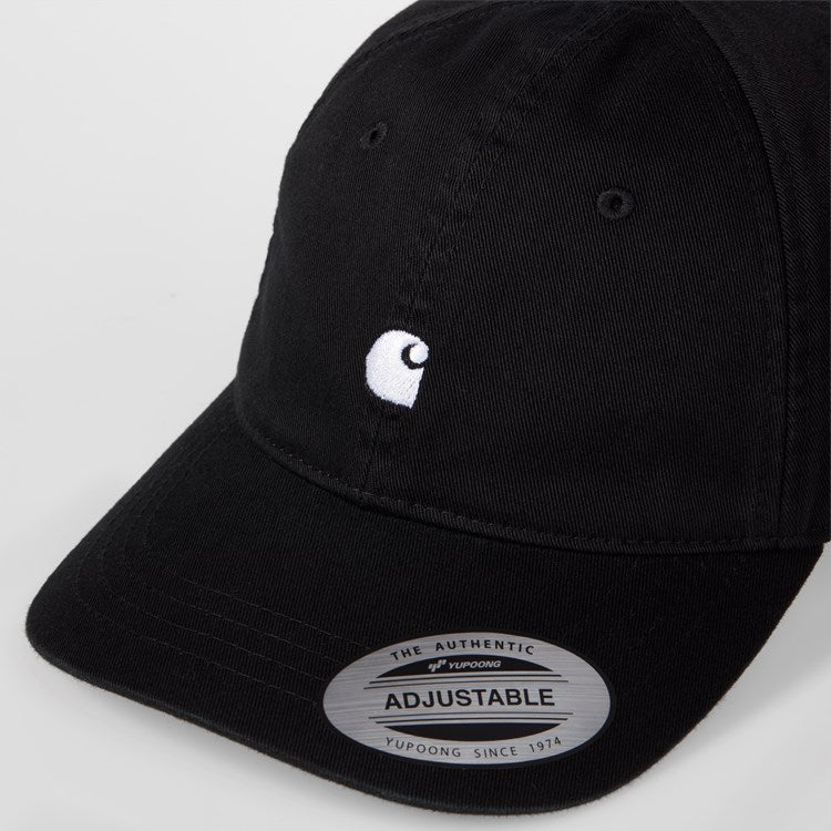 Carhartt Madison Logo Cap Black/ White - Stencil