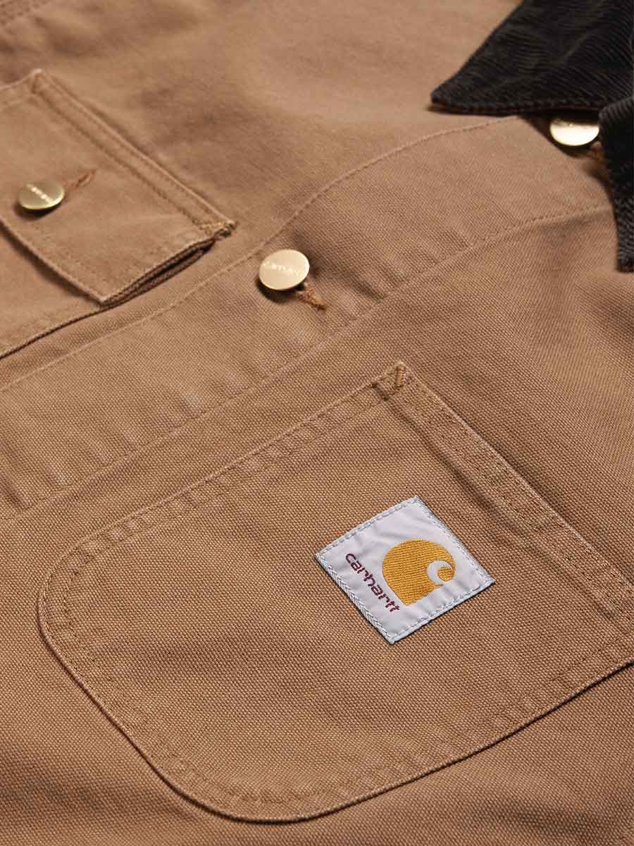 Carhartt Michigan Coat - Hamilton Brown / Tobacco Rinse - Stencil