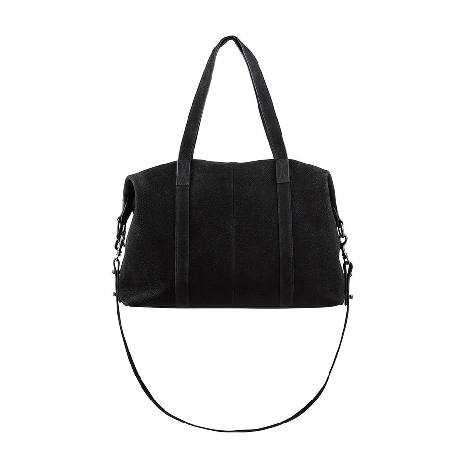 Status Anxiety Fall of Hearts Bag Black Suede - Stencil