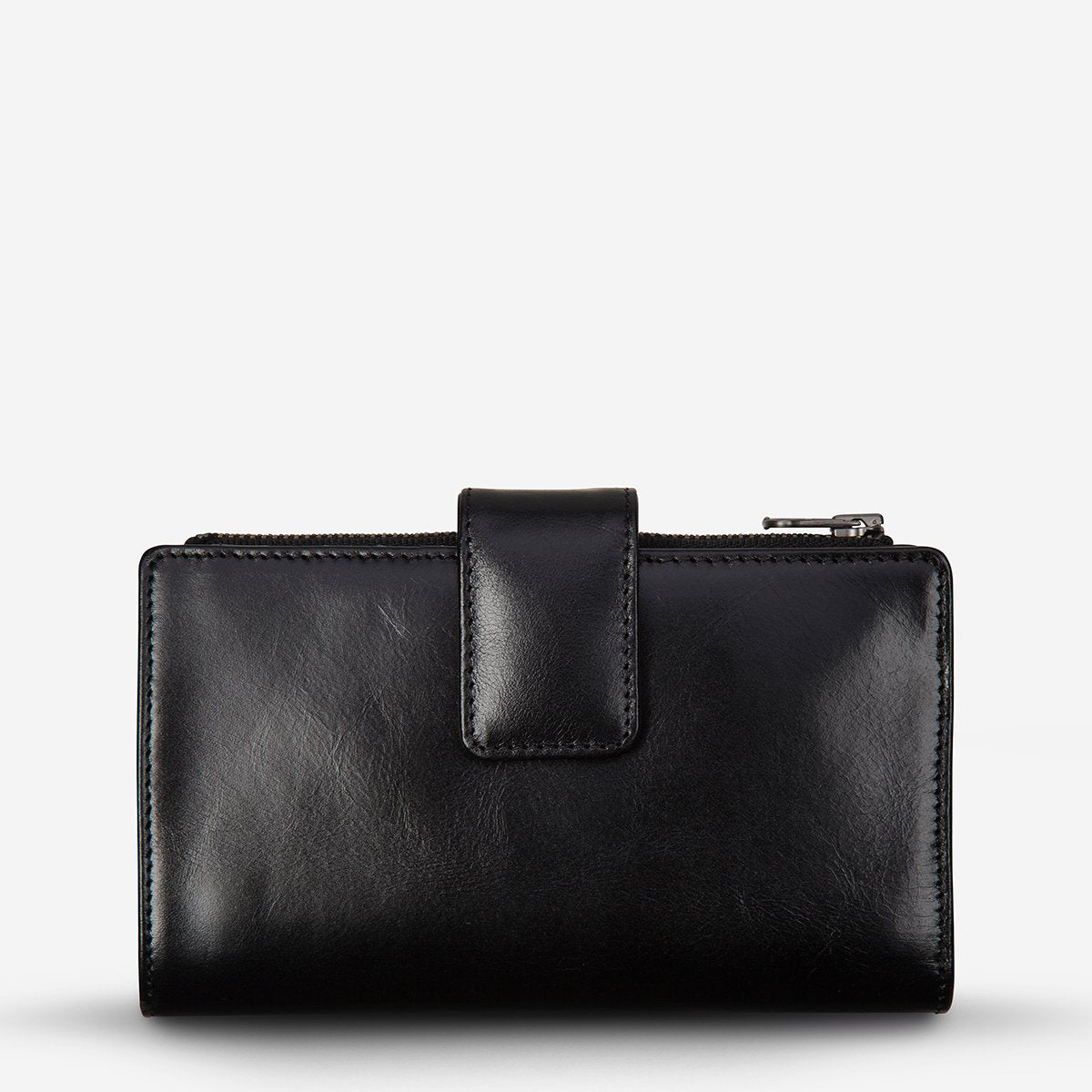 Status Anxiety Outsider Wallet Black - Stencil