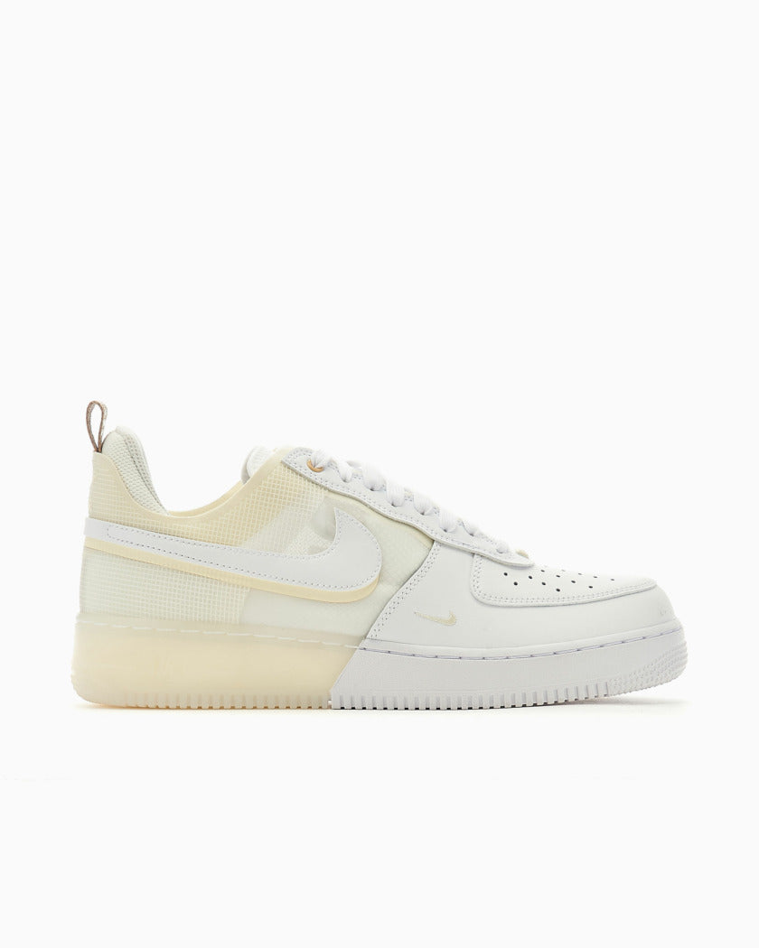 Nike Air Force 1 React White/Coconut Milk - Stencil