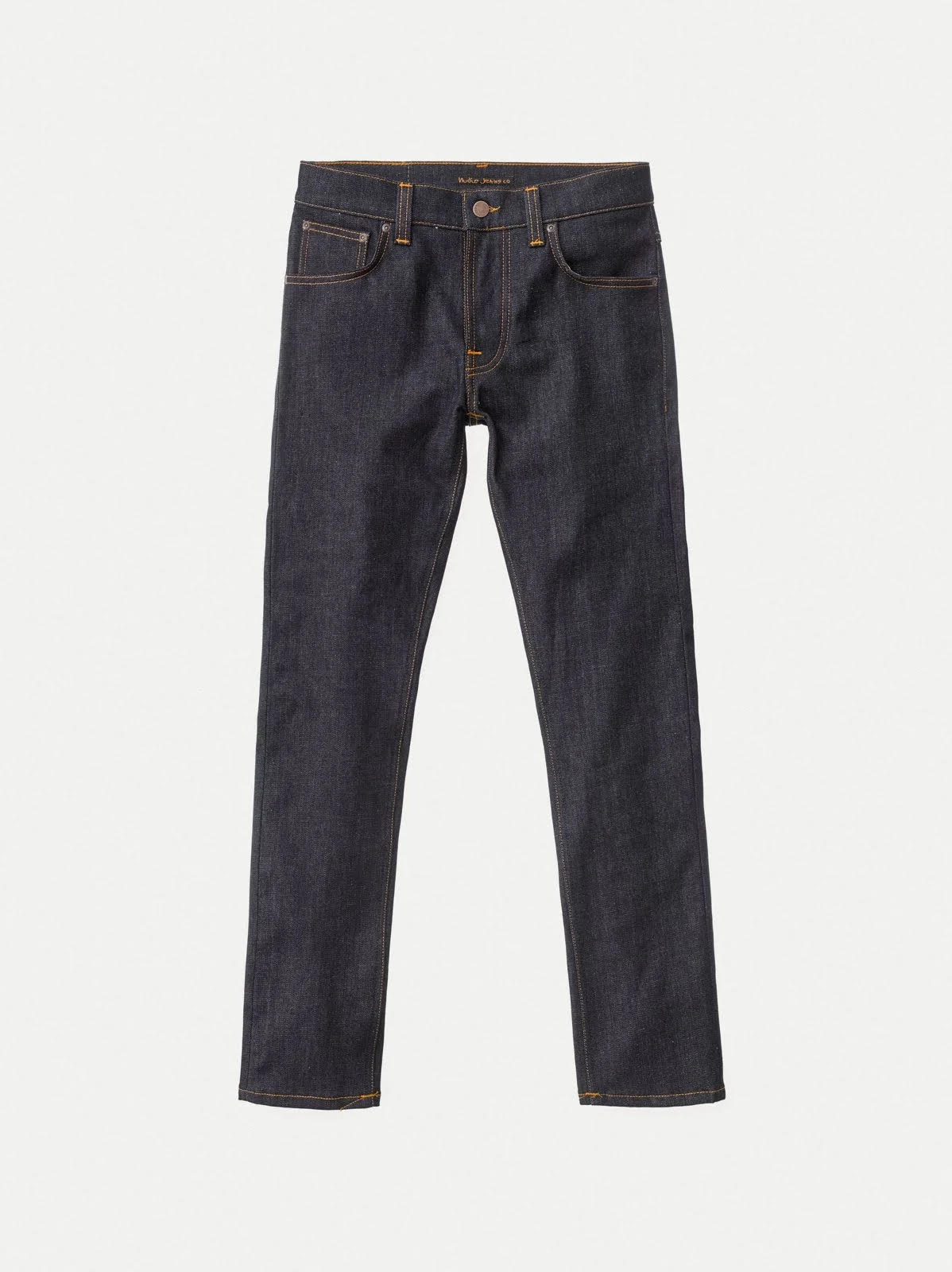 Nudie Grim Tim Dry True Navy - Stencil