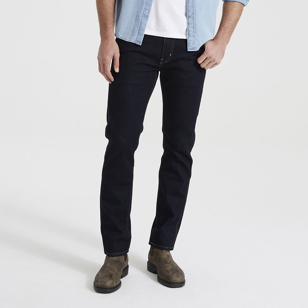 Levis 511 Workwear Slim Fit Jean Indigo Rinse - Stencil