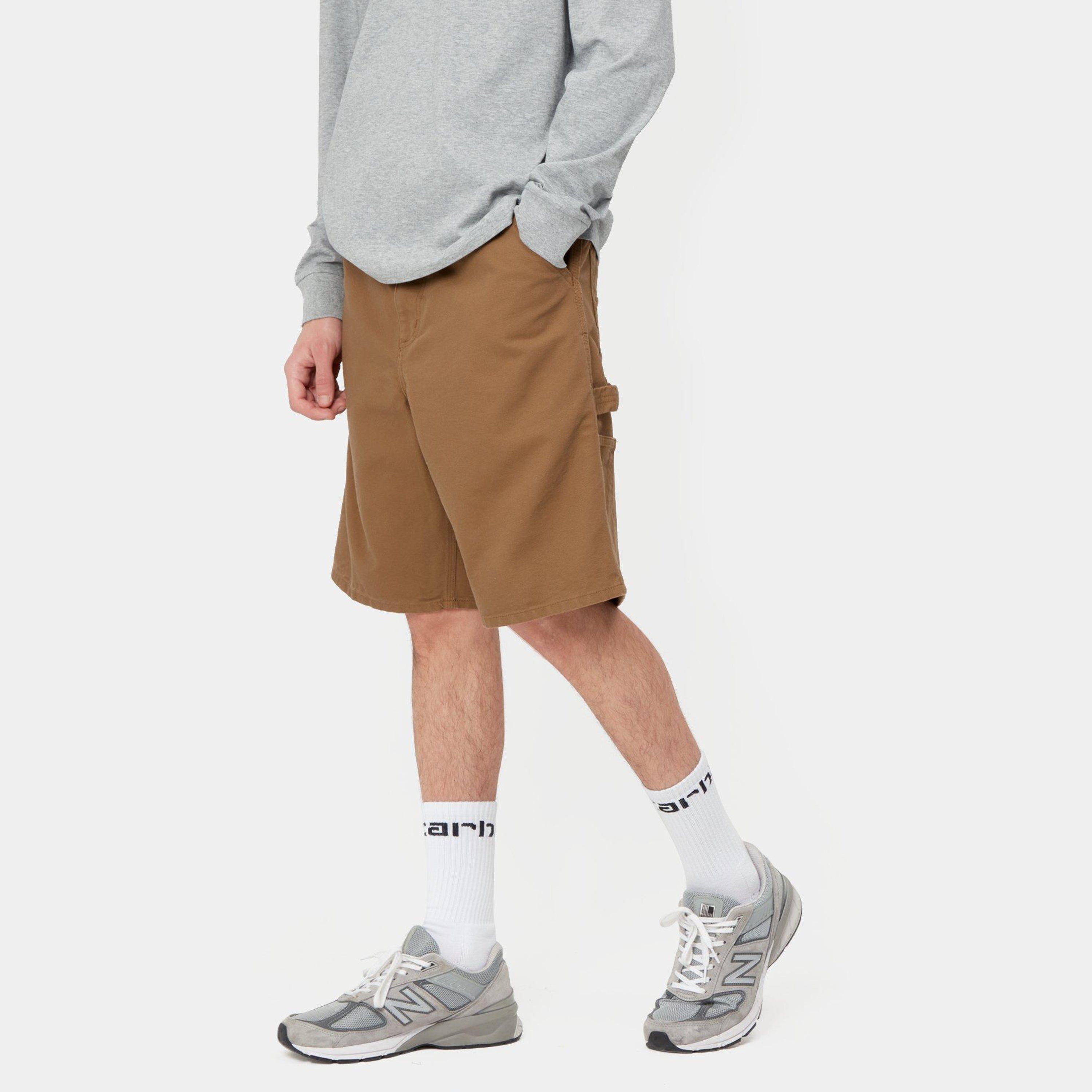 Carhartt Single Knee Short - Hamilton Brown - Stencil