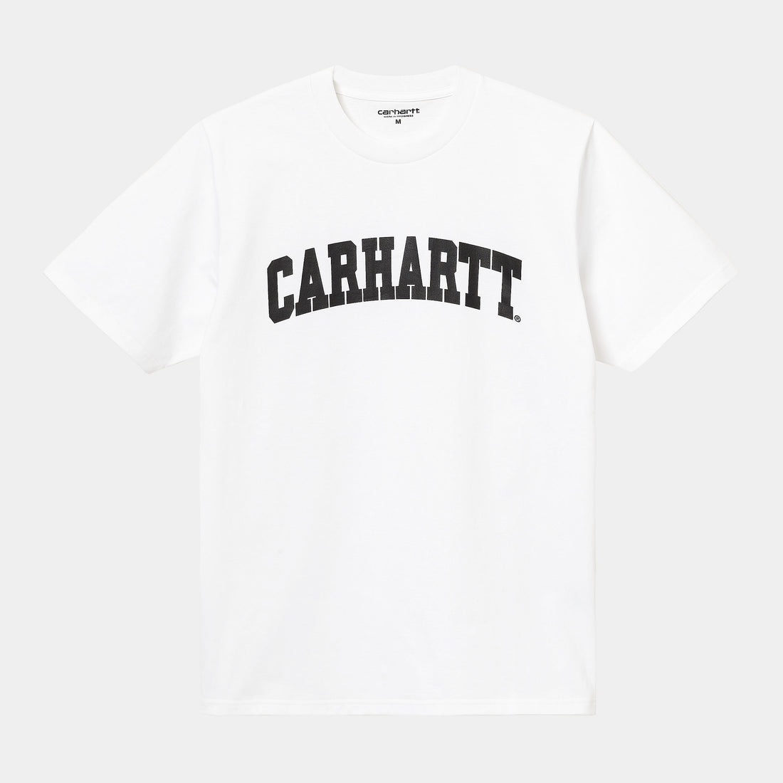 Carhartt S/S University TShirt White / Black Stencil