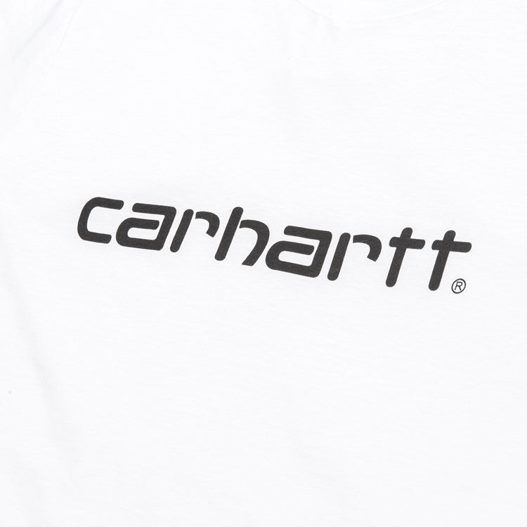 Carhartt S/S Script T Shirt - White / Black - Stencil