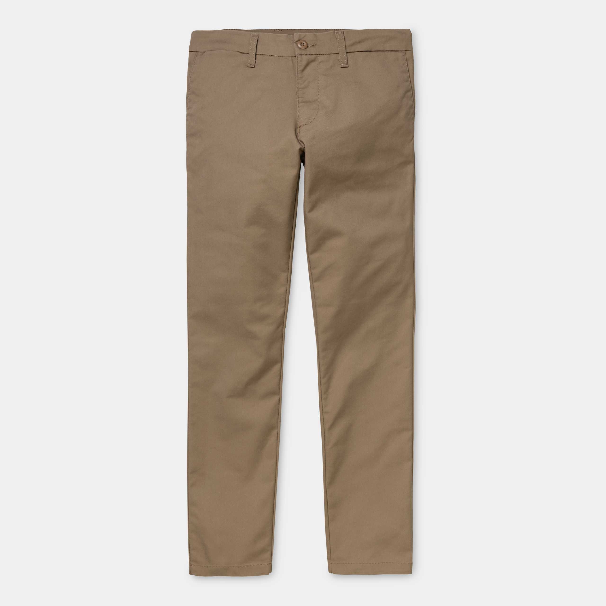 Carhartt Sid Pant Leather rinsed - Stencil