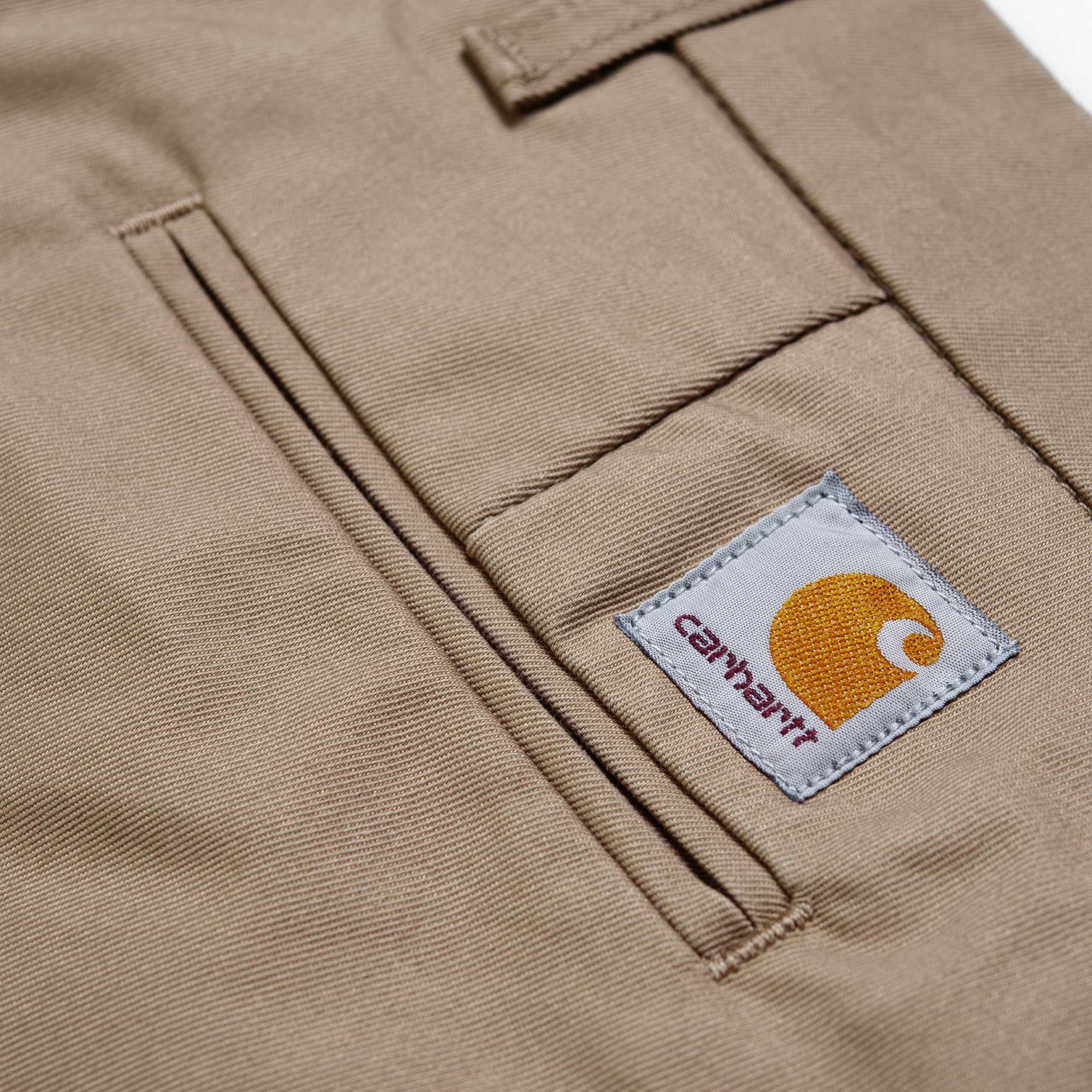 Carhartt Sid Pant Leather rinsed - Stencil