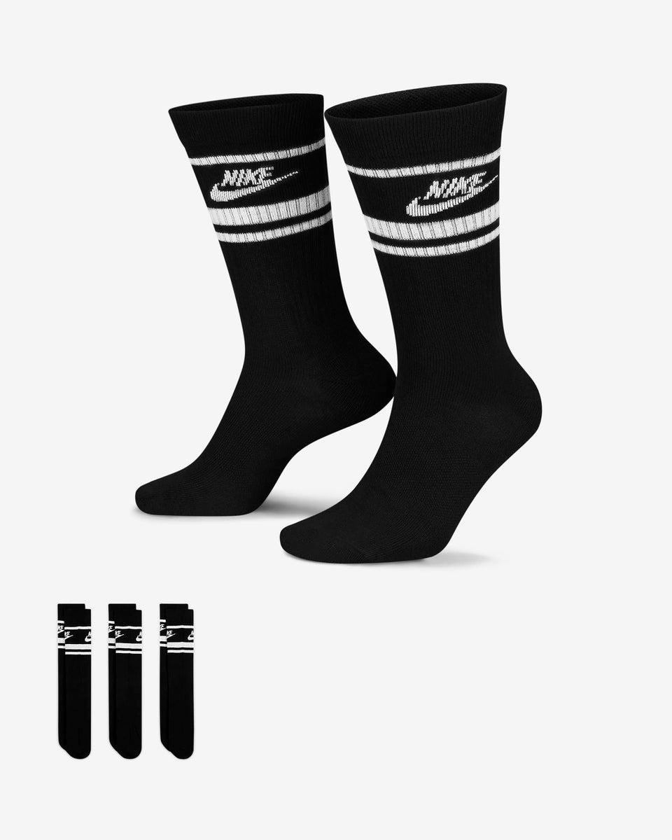 Nike Sportswear Everyday Essential Socks 3 Pack Black