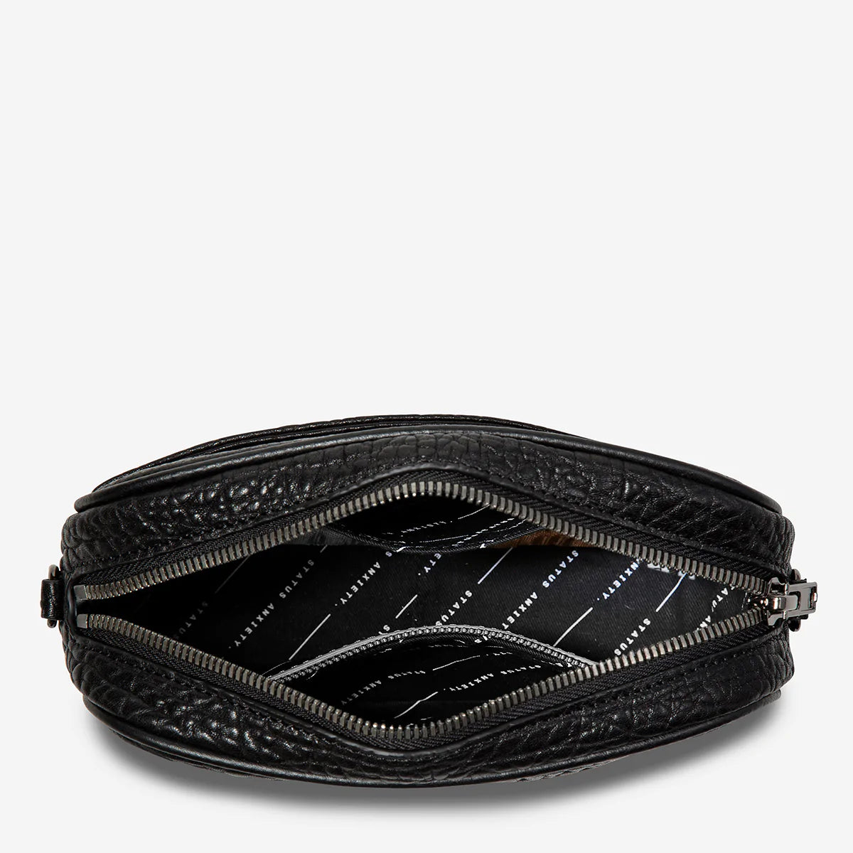 Status Anxiety Plunder With Webbed Strap - Black Bubble