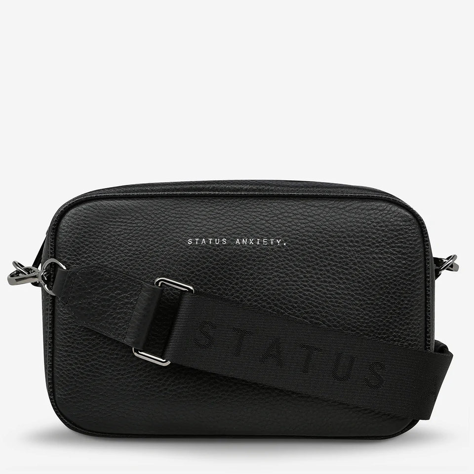Status Anxiety Plunder With Webbed Strap Black