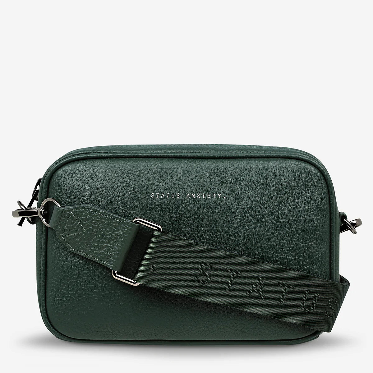 Status Anxiety Plunder With Webbed Strap Green - Stencil