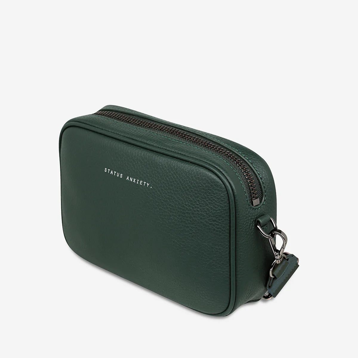 Status Anxiety Plunder With Webbed Strap Green - Stencil