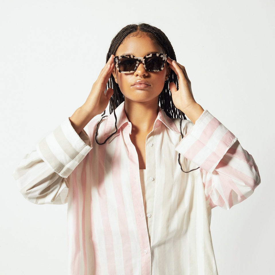 Status Anxiety Antagonist Sunglasses White Tort