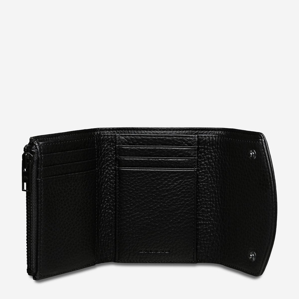 Status Anxiety Lucky Sometimes Wallet Black