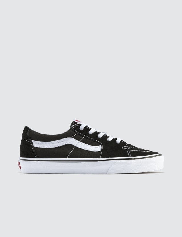 Vans Sk8 Low Black/True White - Stencil