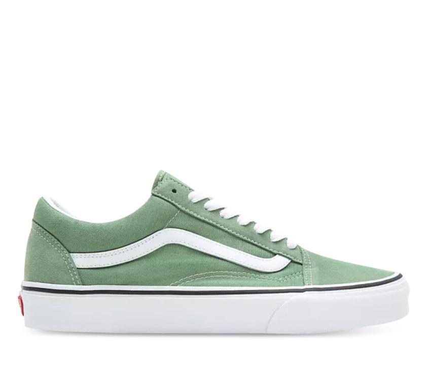 Vans Old Skool Shale Green/True White - Stencil