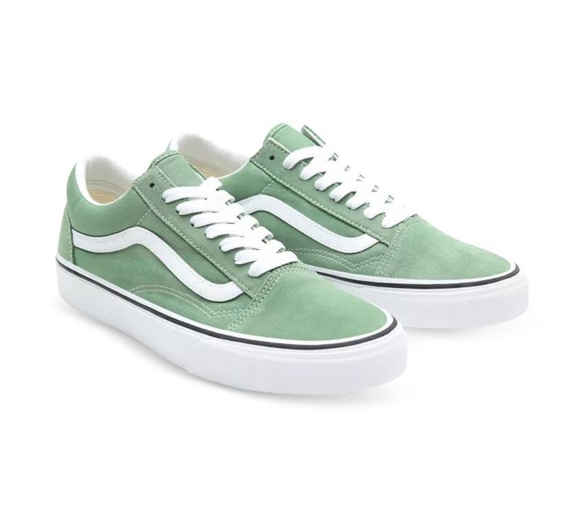 Vans Old Skool Shale Green/True White - Stencil