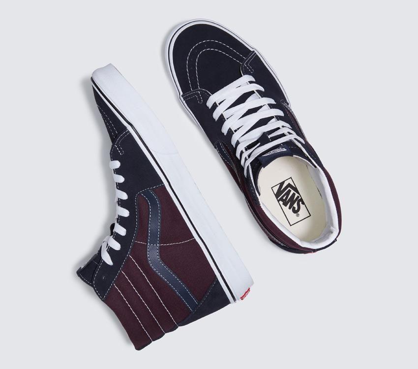 Vans Sk8 Hi 2-Tone Navy/Port - Stencil