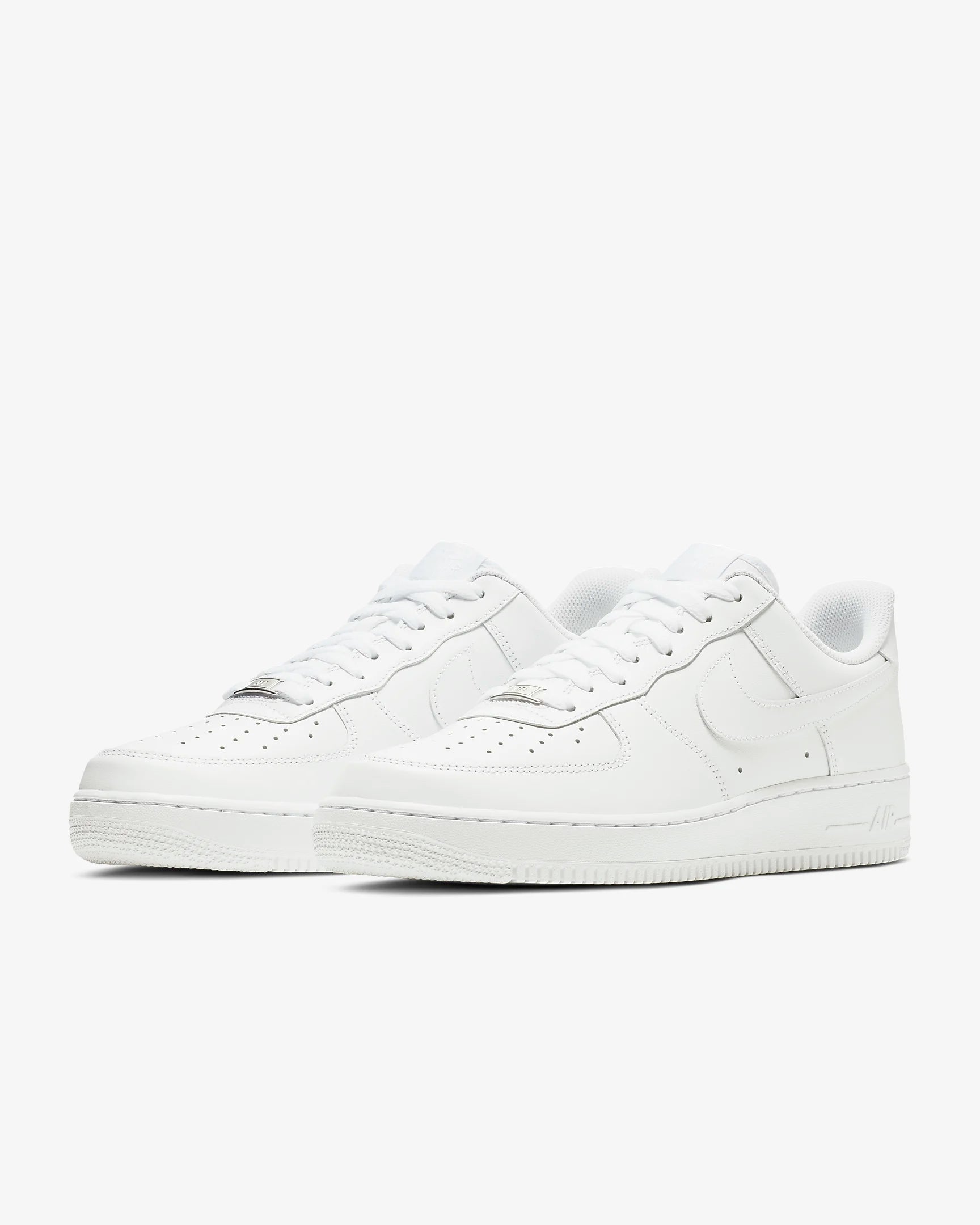 Nike Men's Air Force 1 07 White/ White - Stencil